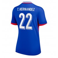 Echipament fotbal Franţa Theo Hernandez #22 Tricou Acasa European 2024 pentru femei maneca scurta